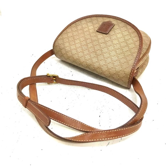 🏆💎💯 CELINE Crossbody PVC Leather Brown - Picture 2 of 9